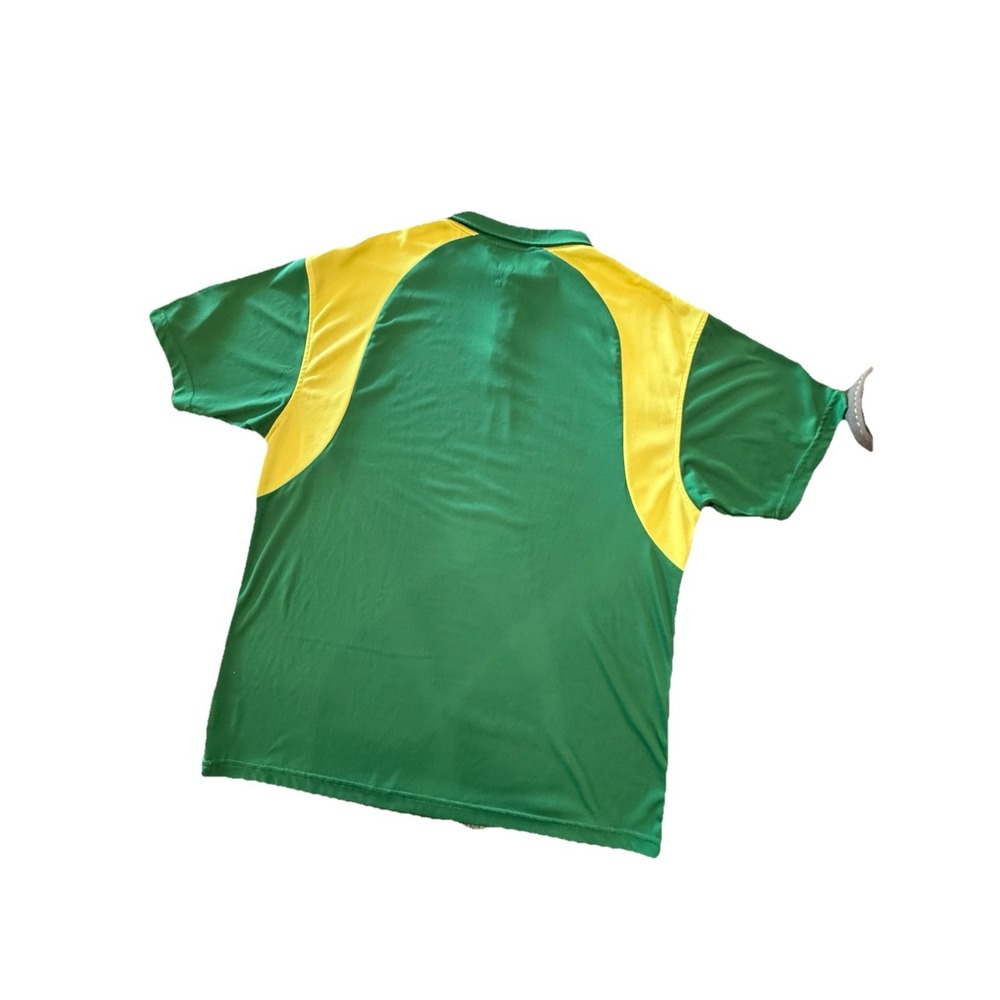 John‎ Deere Branded Green Yellow Golf Polo Shirt Men's Large - Picture 2 of 6
